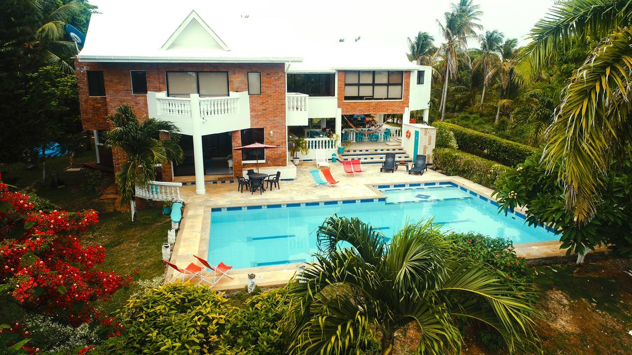Casa De Las Flores Tropical San Andrés Exteriér fotografie